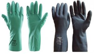 nitrile rubber industrial gloves
