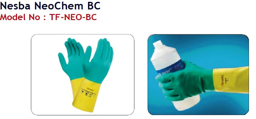 Chemical safety glove