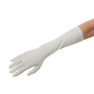 elbow length latex gloves