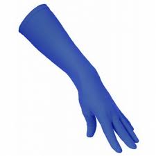 elbow length nitrile gloves